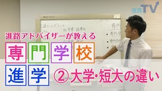 専門学校進学のポイント 大学 短大との違いって Youtube 専門学校進学のポイント 大学 短大との違いって Youtube
