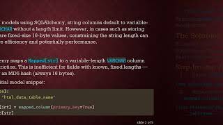 How to Specify a Fixed-Length String Column in SQLAlchemy Using Mapped[str]