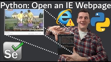 Python Selenium: Open Internet Explorer Webpage