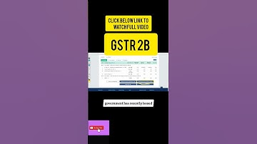 GSTR-2B Latest Update | 1st October 2025 से लागू हुए बड़े बदलाव | GST Return Filing Guide! #gst