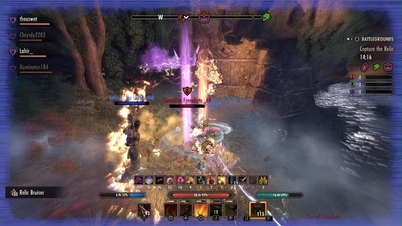 Relic Runner ESO Capture the Relic Battleground 5x Relic Runner - YouTube