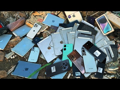 🤔😍Yes!! i Found Many iPad Mini - iPhone 13/14 Pro Max - ZTE Phone & More at the Garbage Dump