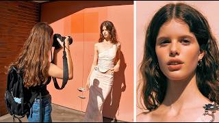 my very simple & cute outdoor portrait photoshoot~