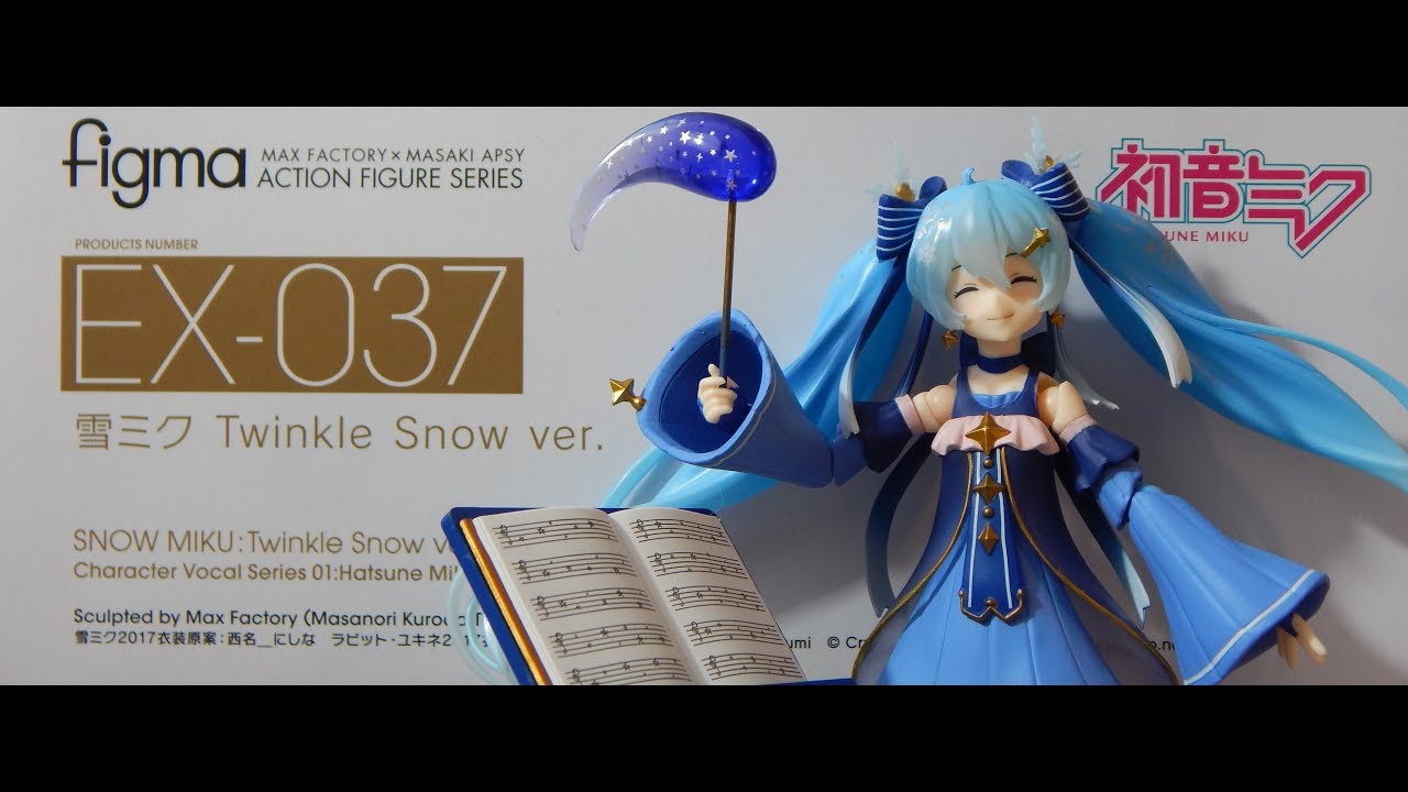 Review Figma Ex 037 Snow Miku Twinkle Ver Youtube