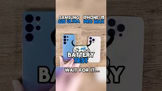 💀🔋 SAMSUNG S25 ULTRA VS IPHONE 15 PRO MAX BATTERY TEST!!