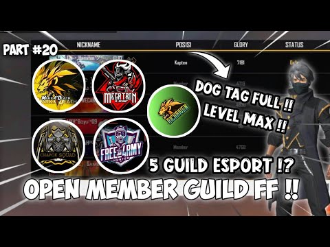 Open Member Guild Ff 5 Guild Esport Sekaligus Level Max