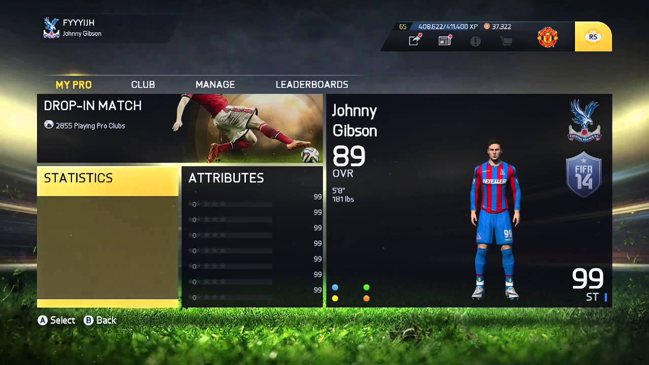 Pro Clubs online all stats 99 (fifa 15)