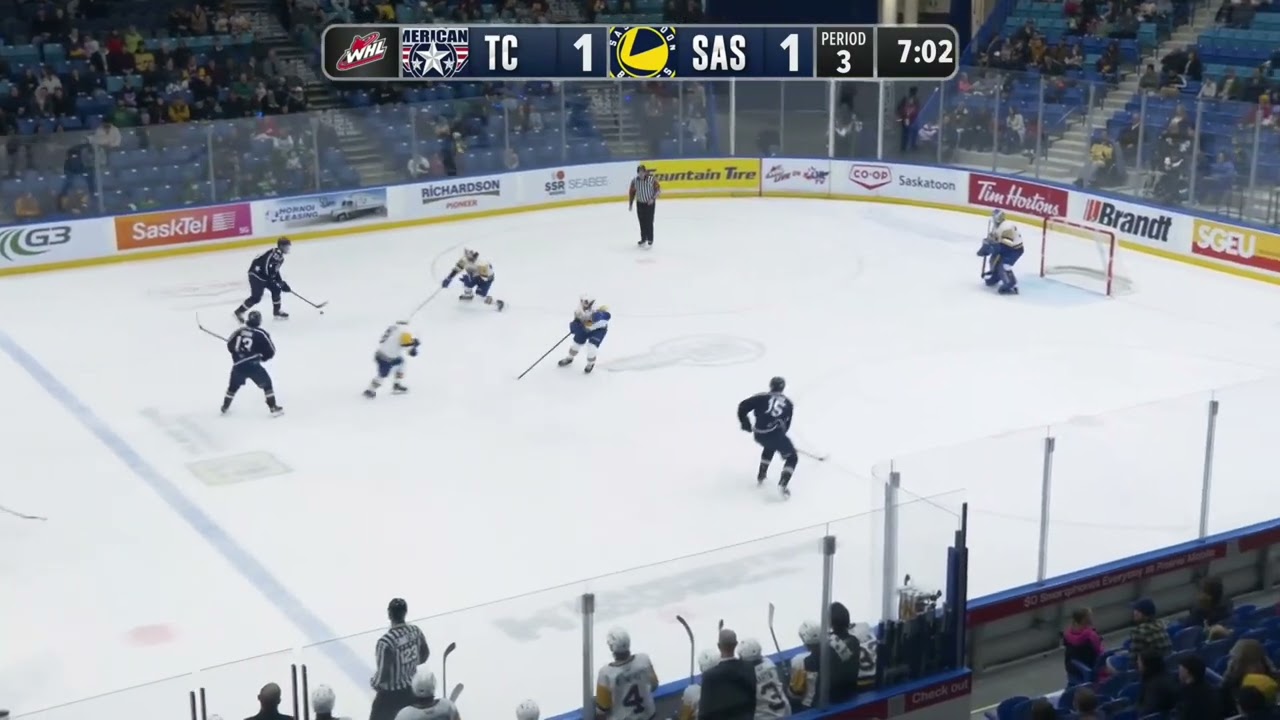 Goalie IQ Evan Gardner save vs Try City Americans