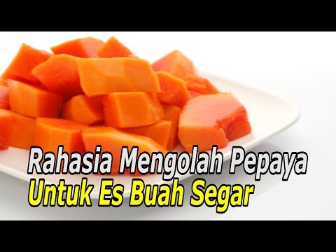 Resep Es Buah Pepaya Susu