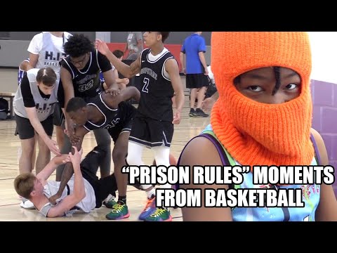 "PRISON RULES" MOMENTS FROM BASKETBALL!