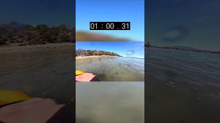 CRAZY 1 MINUTE WAVE POV #surf #surfing #boogieboarding