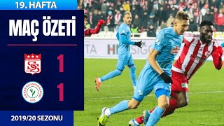 Özet Sivpor 1-1 Ç. Rizespor 19. Hafta - 201920