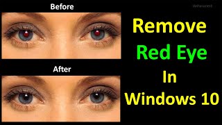 How to Remove Red Eye From Image In Windows 10 screenshot 4