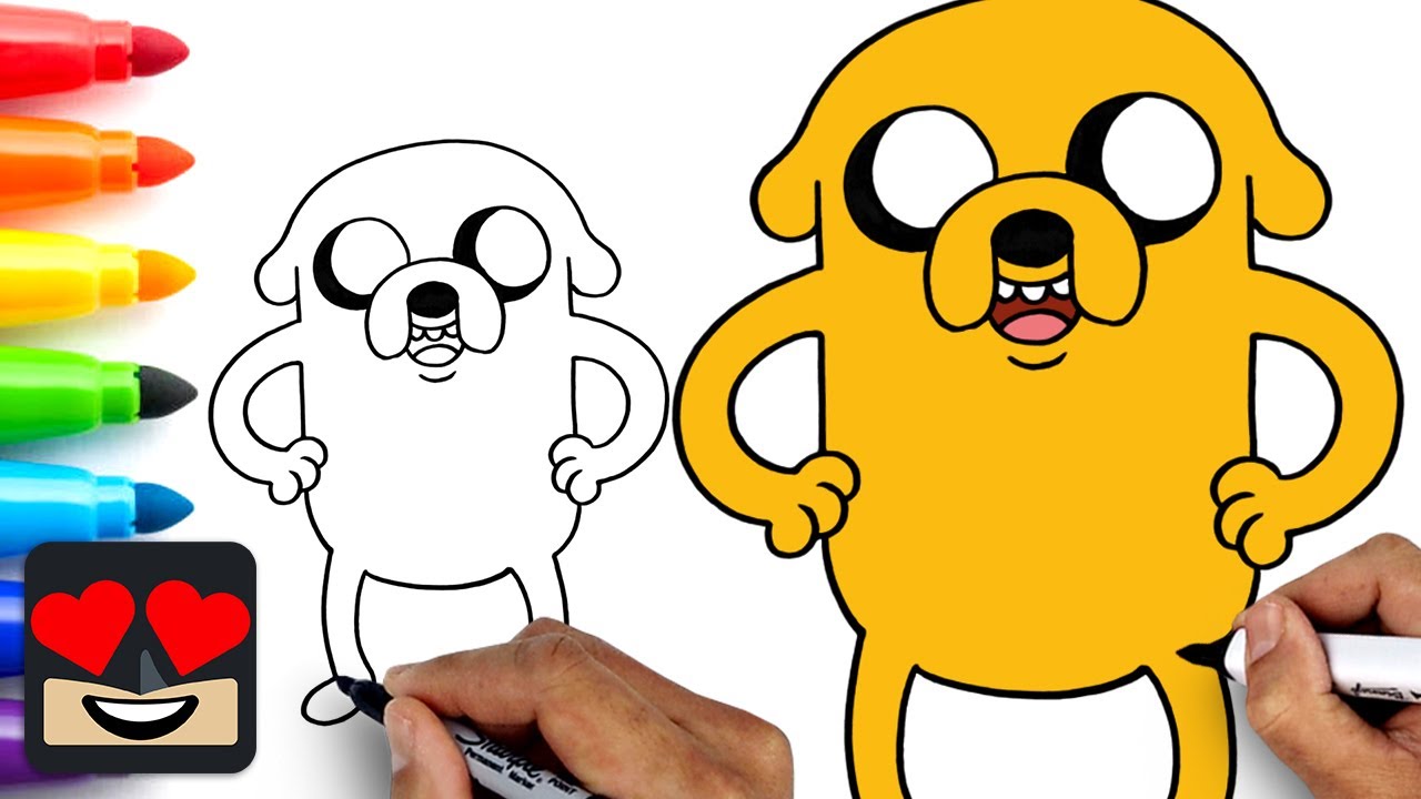 How To Draw Jake the Dog | Adventure Time