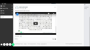 How to embed youtube video in your open source social network