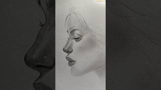 Easy Nose Drawing Tutorial #shorst #drawing