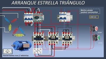 ⚡ Arranque Estrella Delta (Estrella Triangulo) de un motor Trifásico