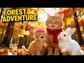 Gingy &amp; Mom: Autumn Forest Adventure with Bunny 🐇🍂