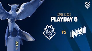 G2 ESPORTS VS NAVI \/\/ Rainbow Six European League 2022 - Stage 1 - Playday #6