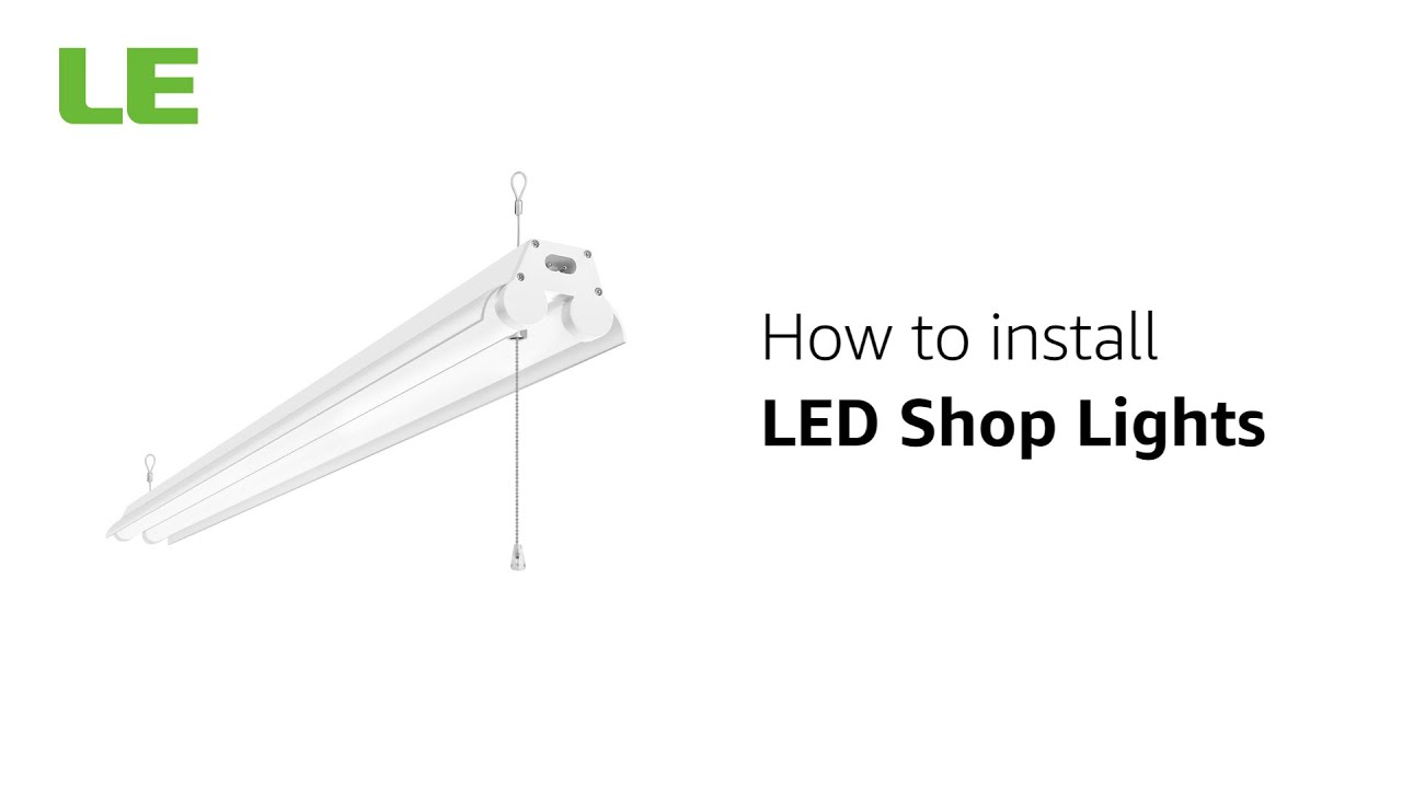 4 Foot LED Shop Lights, LED Garage Lights - Lepro