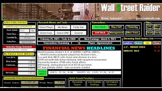 Best Stock Market PC Game of All time -Wall Street Raider -Algomoneyfest screenshot 4