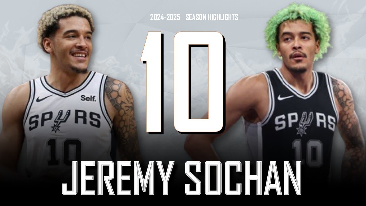 Jeremy Sochan || 2024-2025 San Antonio Spurs Highlights
