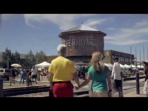 Video: Santa Fe's Railyard District - Museums en Restaurante