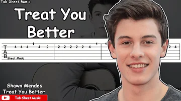 Shawn Mendes - Treat You Better Guitar Tutorial