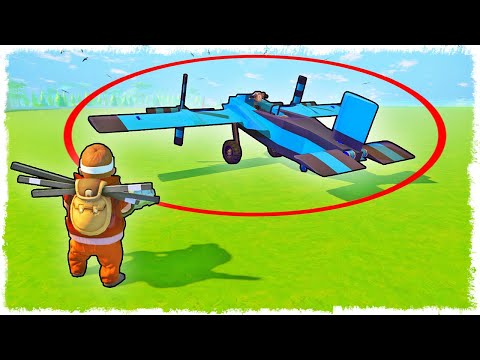 БИТВА: СТРОИМ НАСТОЯЩИЙ САМОЛЕТ В SCRAP MECHANIC!!!