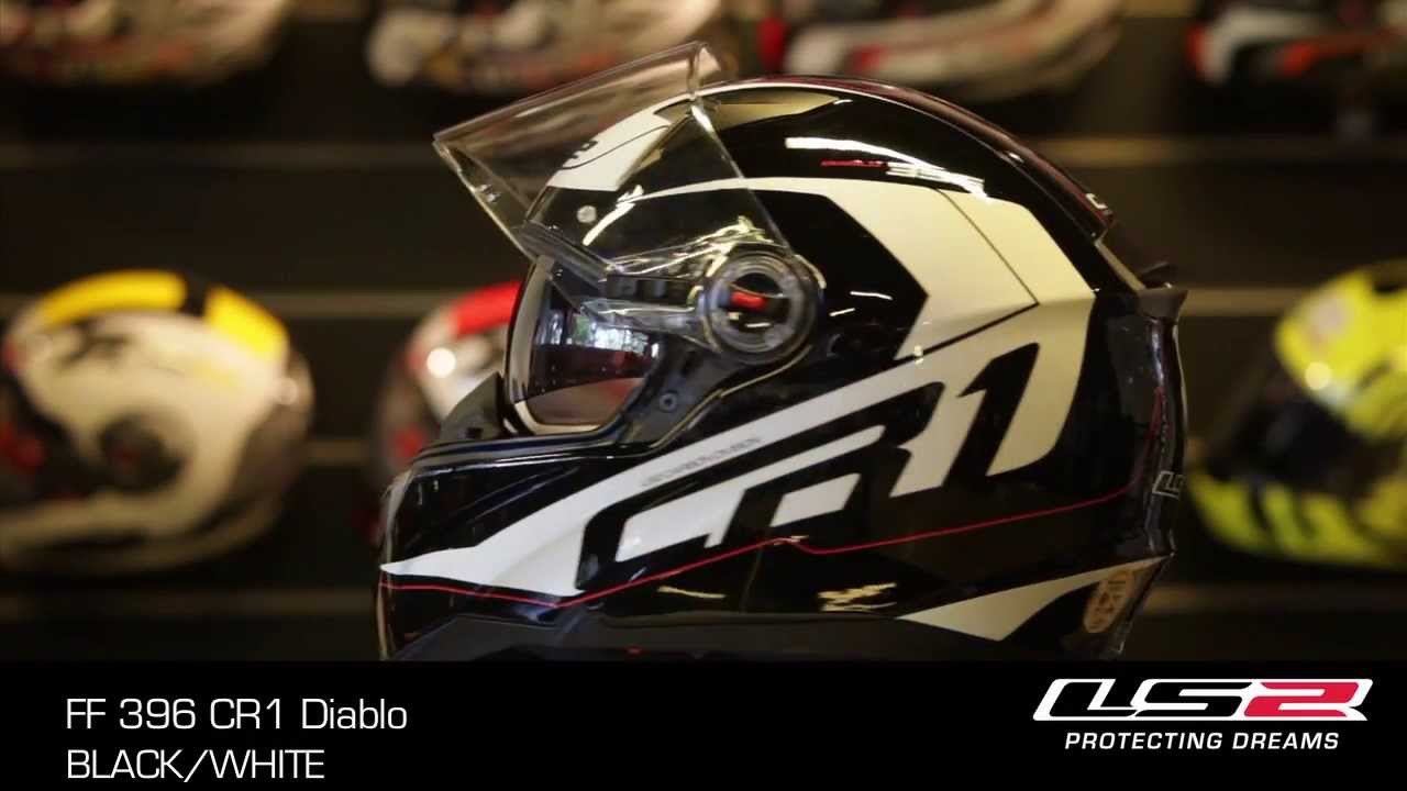 Capacete LS2 396 CR1 Diablo - YouTube