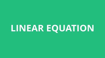 How To Pronounce Linear Equation - Pronunciation Academy