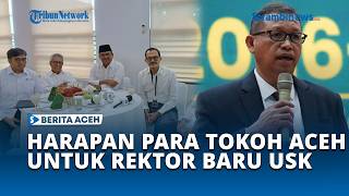 Harapan Sejumlah Tokoh Aceh Untuk Rektor Baru USK Prof Mirza Tabrani