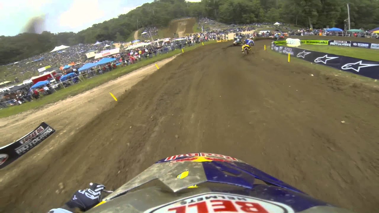 shapes paint GoPro HD: James Stewart Lap 1 Moto 1 - Spring Creek MX Lucas Oil Pro Motocross Championship 2013