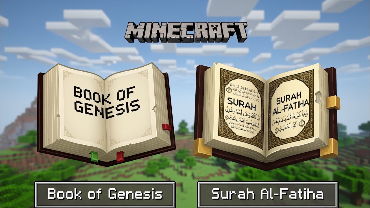 Minecraft while Listening to The Bible Genesis and The Quran Surah Al ...