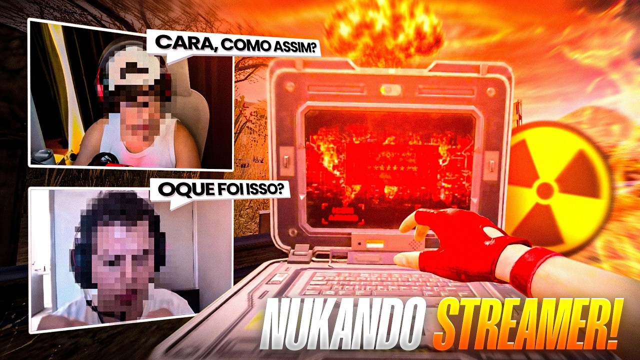 PEGANDO NUKE EM PRO PLAYER E STREAMER NO COD MOBILE!