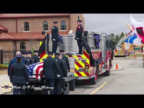 Travis Mahoney Elkhart Fire Dept  Funeral