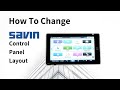 How to Change Savin Copier Control Panel App Layout