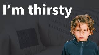 I’m thirsty - Vocal mand model - ABA