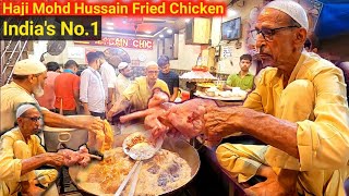Celebrity Fried Chicken Wala Haji Mohd Hussain -Famous Fried Chicken in Jama Masjid Old Delhi India