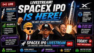 🚀 SPACEX LIVE IPO THIS MORNING 🚀FRIDAY PREMAKRET LIVE???🚀 🚀