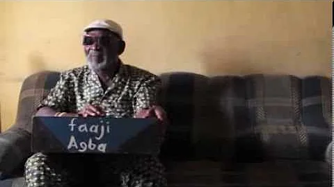 Fatai Rolling Dollar on the agidigbo - R.I.P.