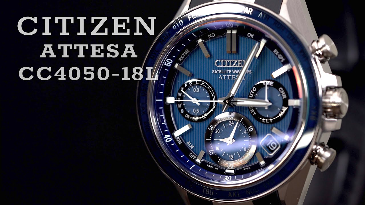 The Luxurious Blue Citizen YOU DESERVE! - Citizen Attesa CC4050