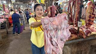 Country chefs: Market show: Have you ever cooked beef ovary before? - Delicious cow ovary cooking