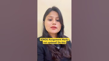Ignou Assignment marks not updated? Do this #ignouassignment #assignment #ignou