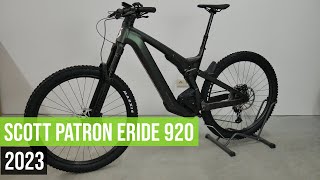 SCOTT PATRON eRIDE 920 2023 navrhnutý na celodenné trailové jazdenie