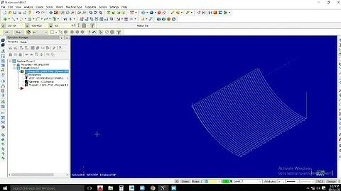 mastercam x5 swept 2d tool