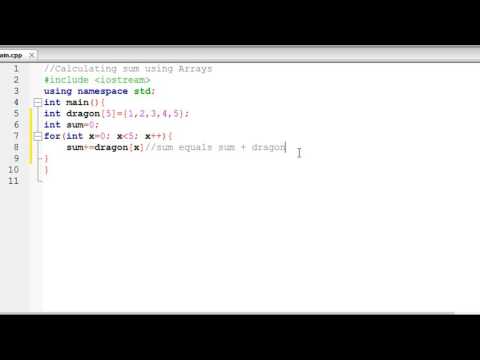 Calculation in Arrays using for loop in C++