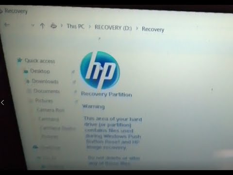 Can i delete Recovery partition drive in HP Pavilion Laptop Windows 10 Home