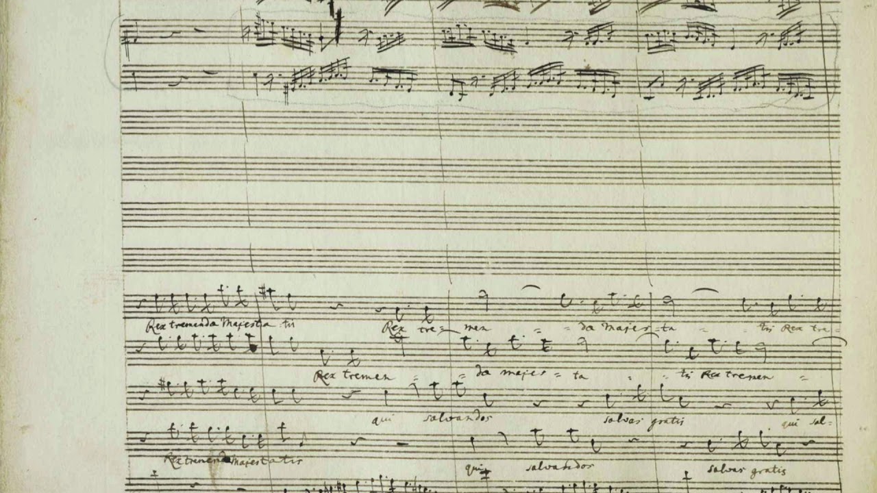 Tutorial Rex tremendae ALTO Requiem Mozart YouTube