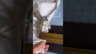 Playing with the smocking pleater!